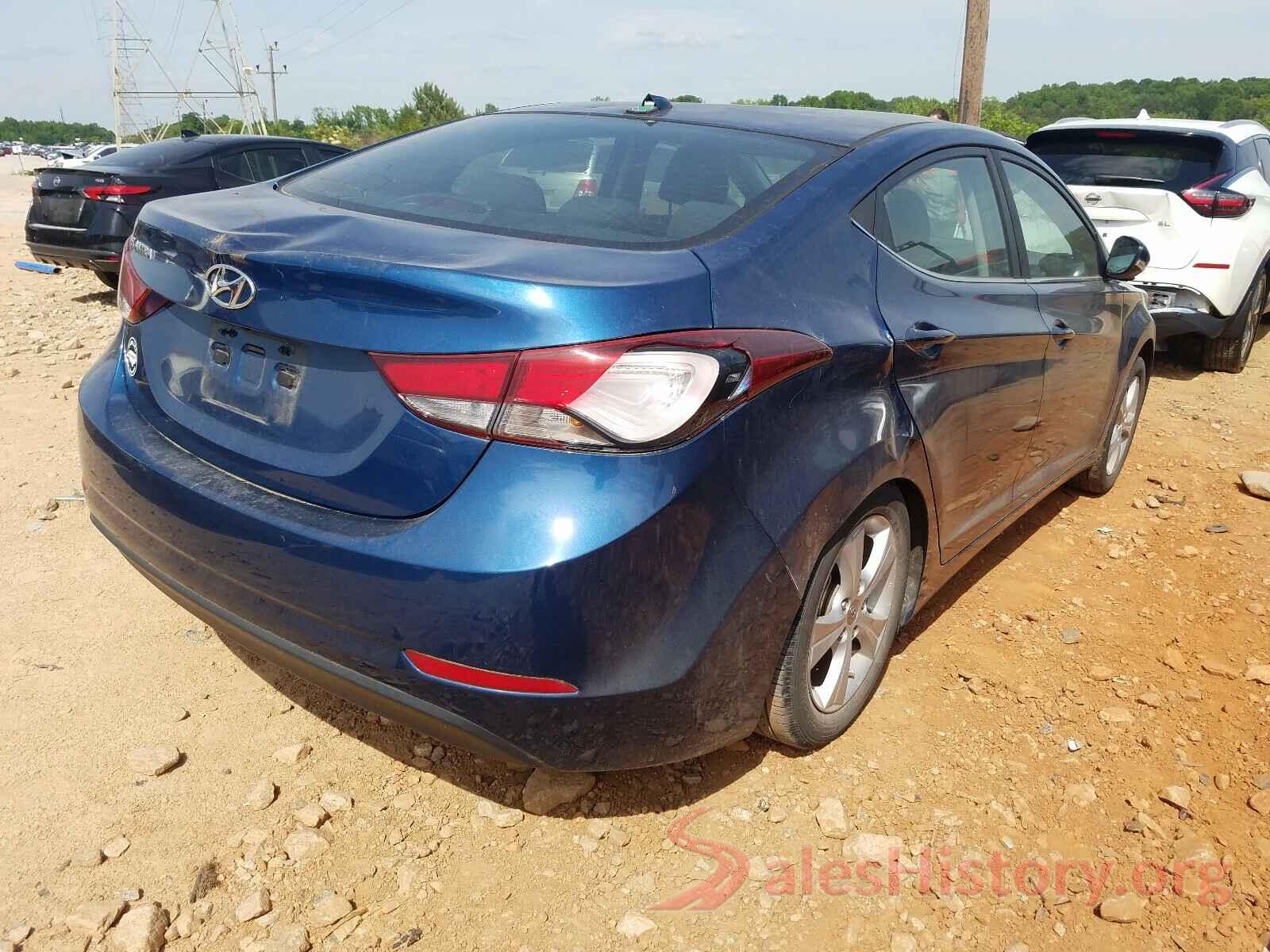 KMHDH4AE5GU628887 2016 HYUNDAI ELANTRA