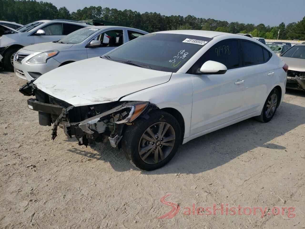 5NPD84LF1HH191153 2017 HYUNDAI ELANTRA