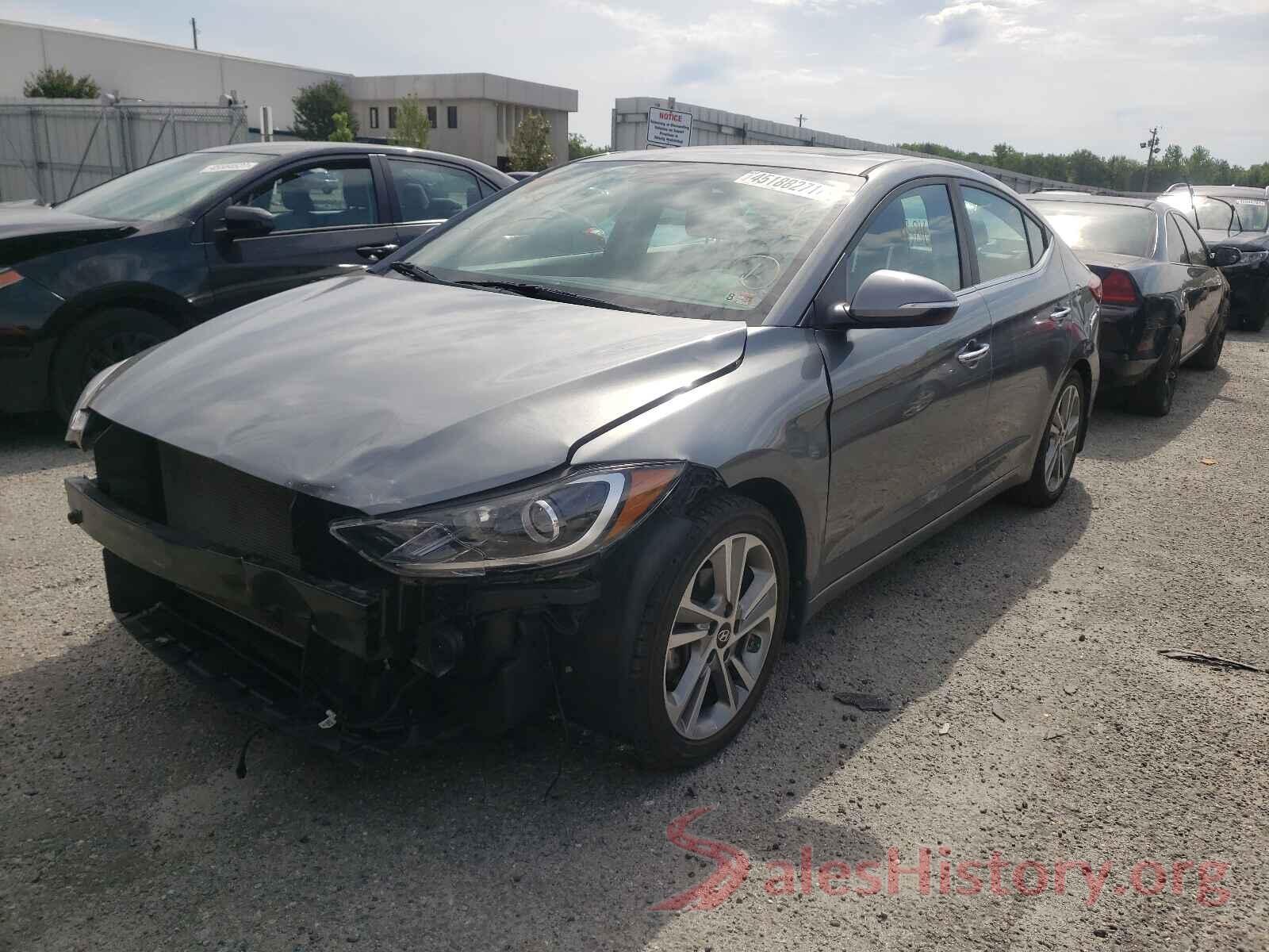 KMHD84LF8HU291350 2017 HYUNDAI ELANTRA