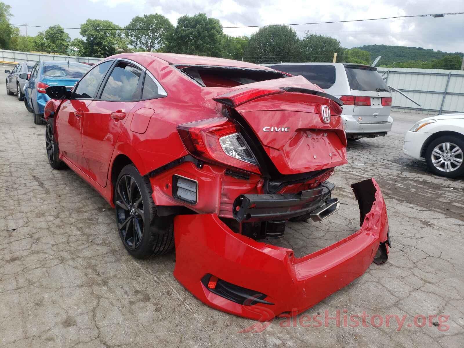 2HGFC2F83KH601090 2019 HONDA CIVIC