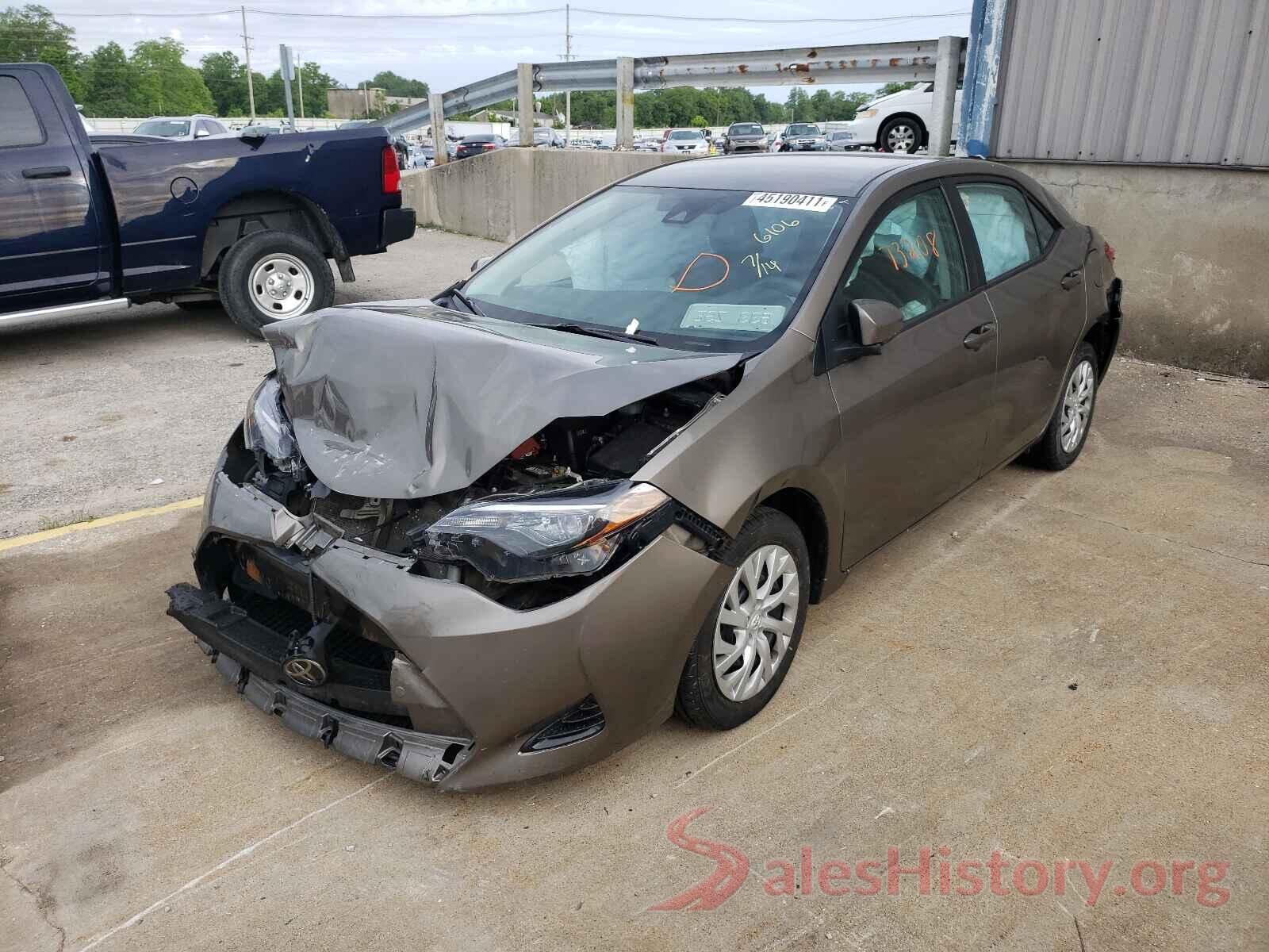 5YFBURHE7KP876106 2019 TOYOTA COROLLA