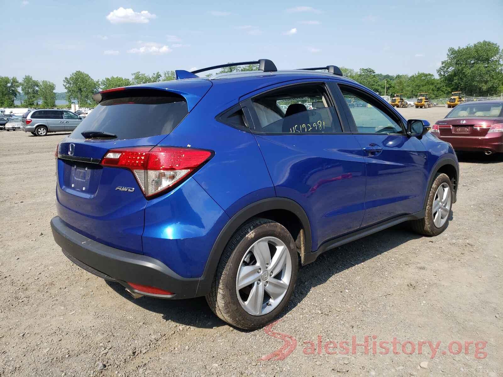 3CZRU6H58KM719540 2019 HONDA HR-V