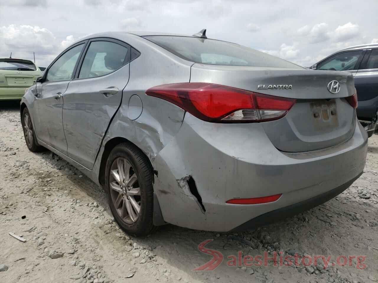 KMHDH4AE0GU478283 2016 HYUNDAI ELANTRA