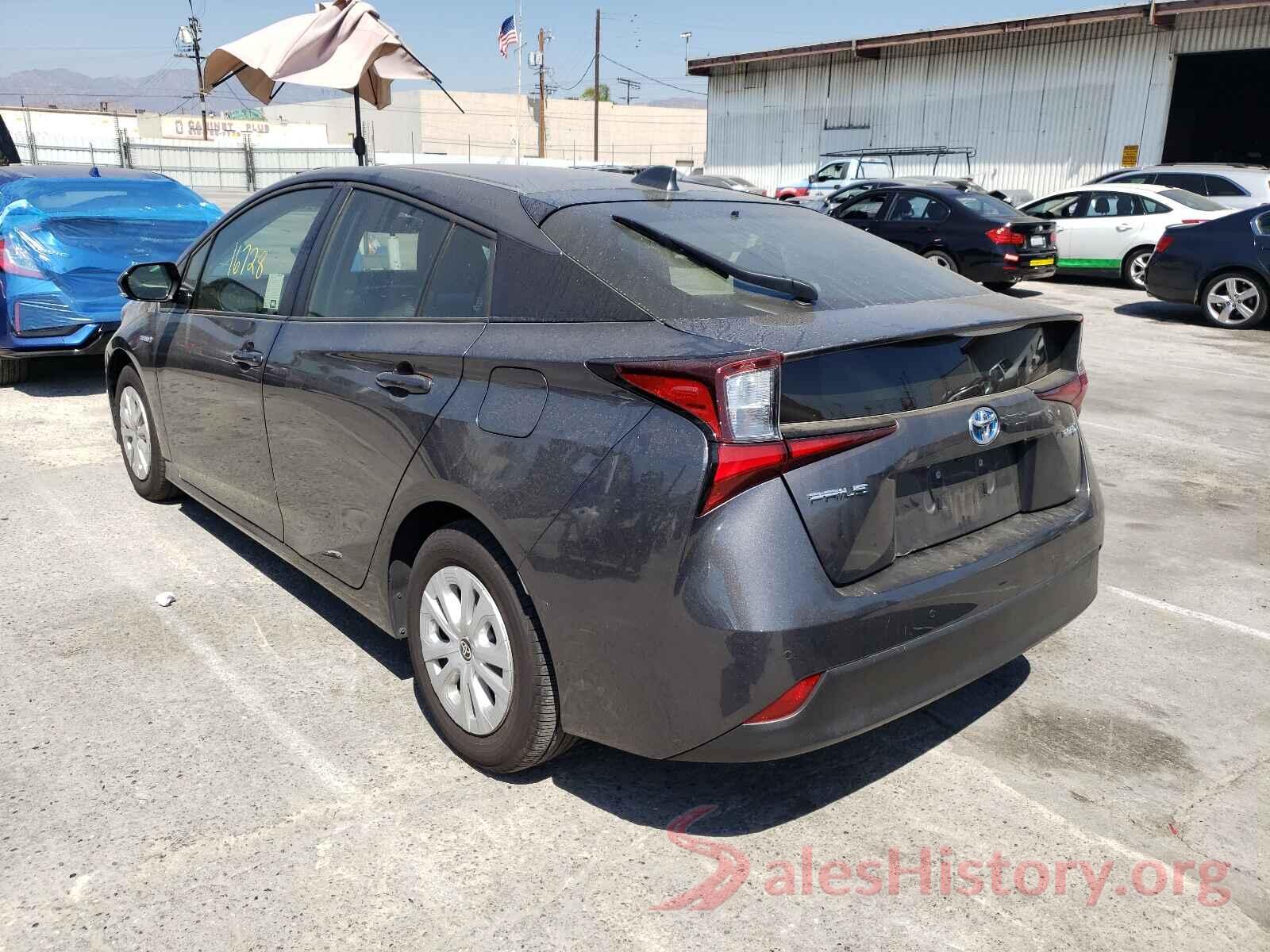 JTDKARFU3L3103646 2020 TOYOTA PRIUS