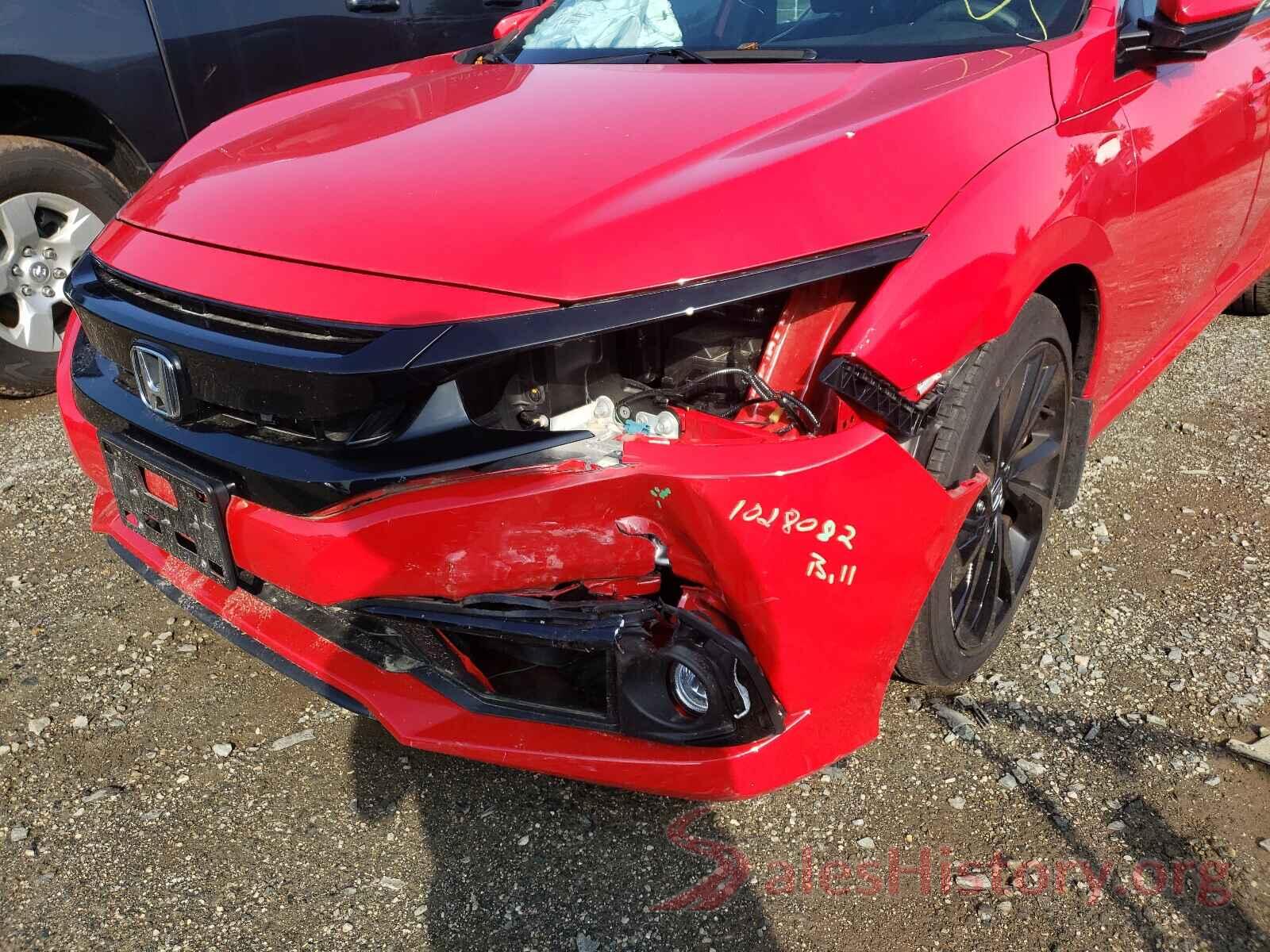 2HGFC2F83KH541361 2019 HONDA CIVIC