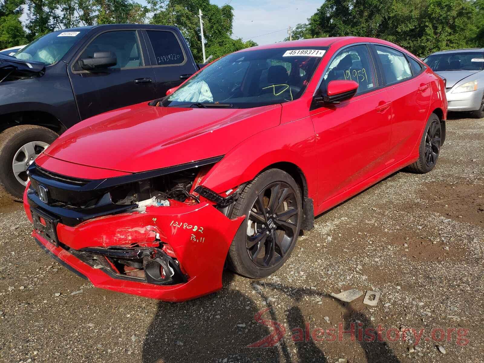 2HGFC2F83KH541361 2019 HONDA CIVIC