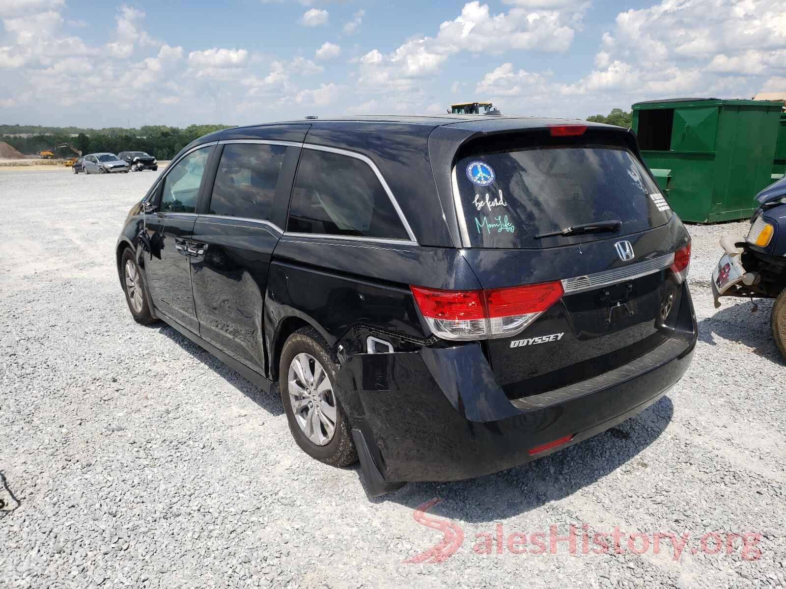 5FNRL5H60GB037498 2016 HONDA ODYSSEY