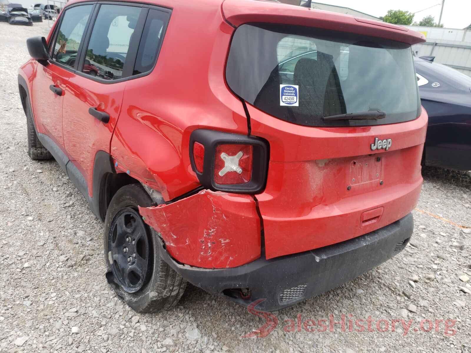 ZACNJAAB3KPK44812 2019 JEEP RENEGADE