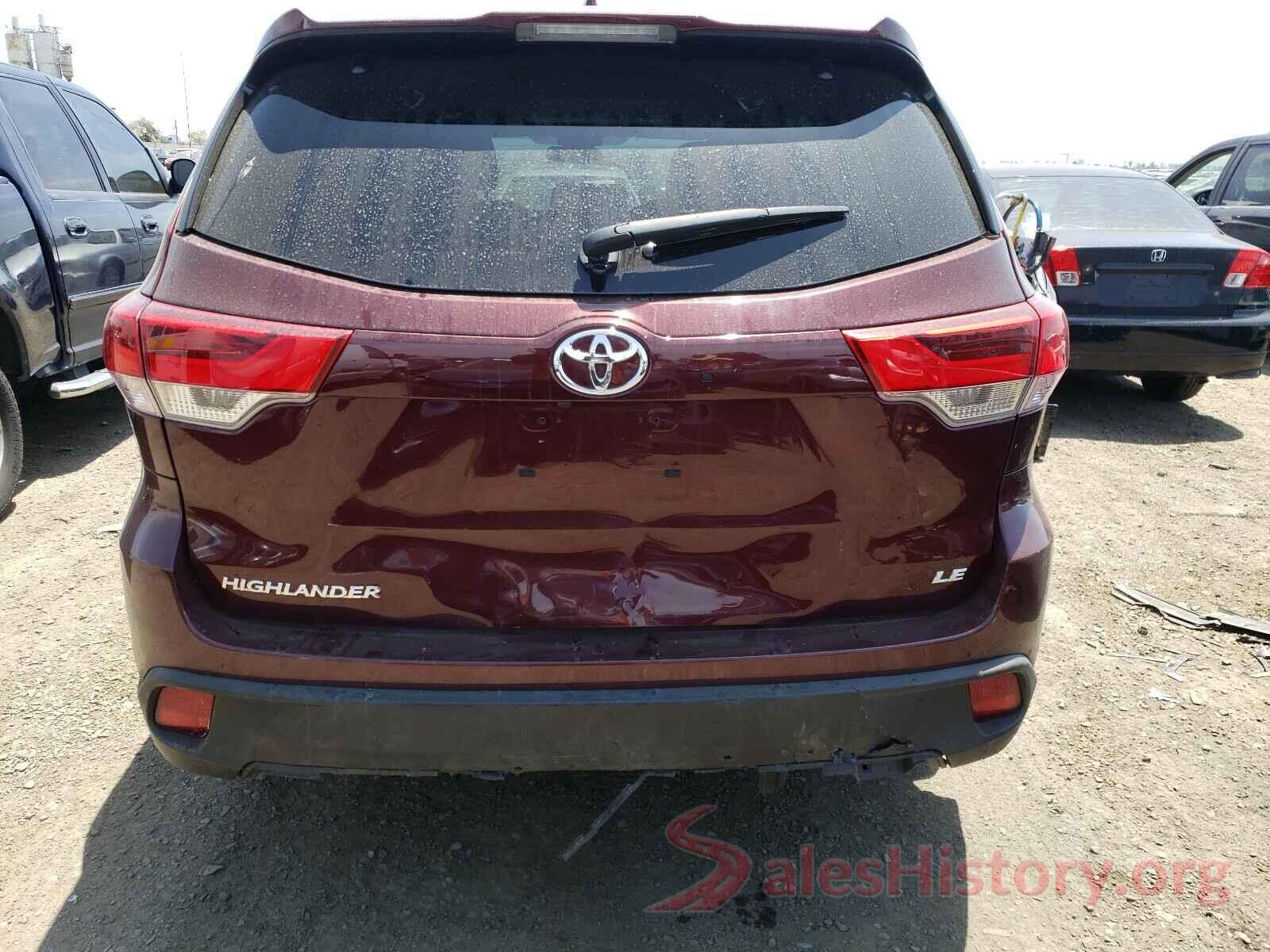 5TDZZRFH5HS232973 2017 TOYOTA HIGHLANDER