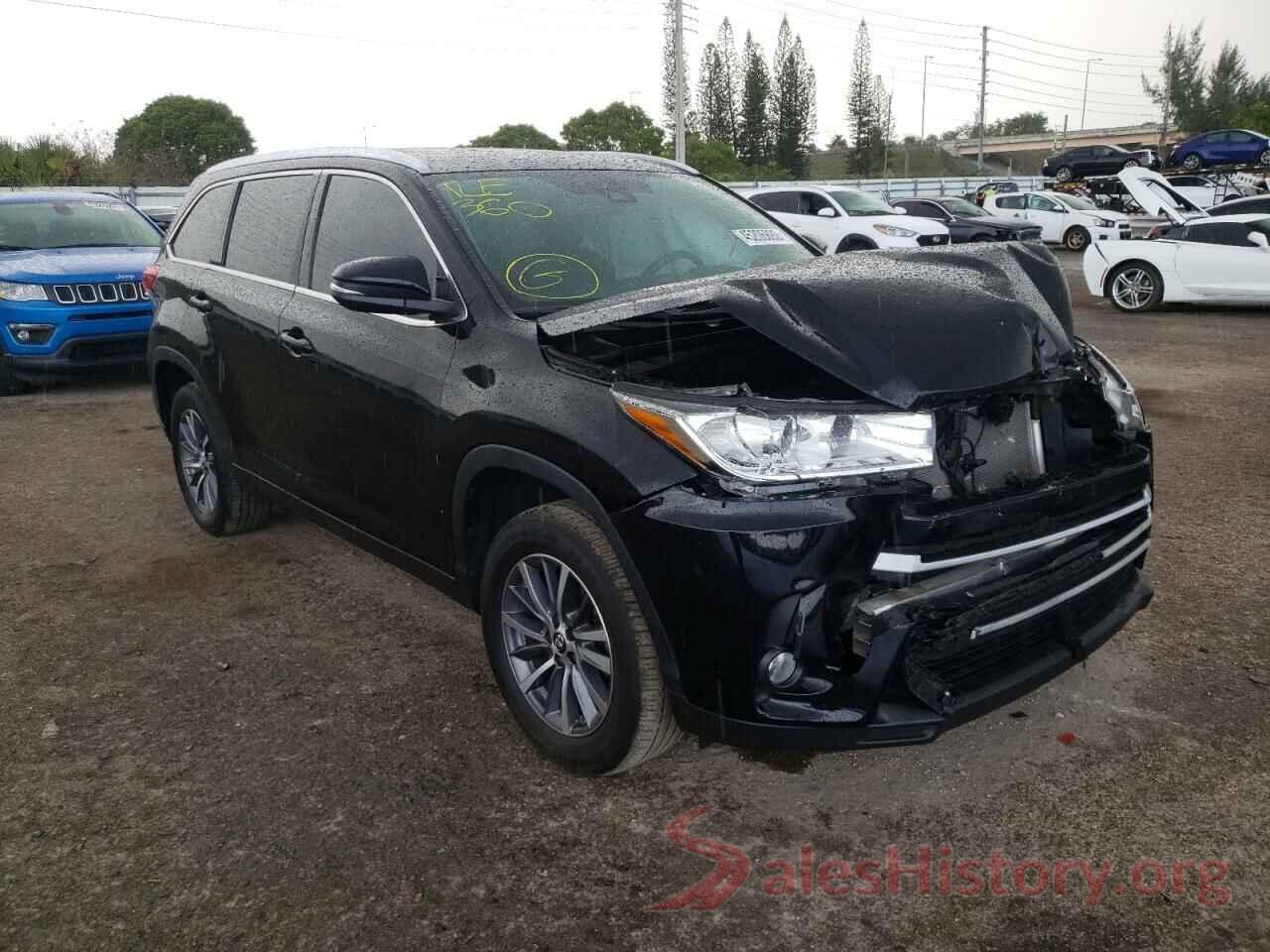 5TDKZRFH5KS568373 2019 TOYOTA HIGHLANDER