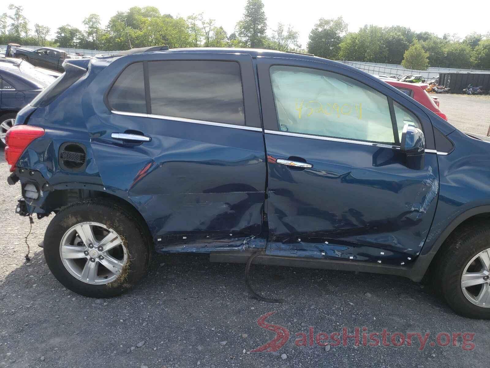 3GNCJPSBXKL291072 2019 CHEVROLET TRAX