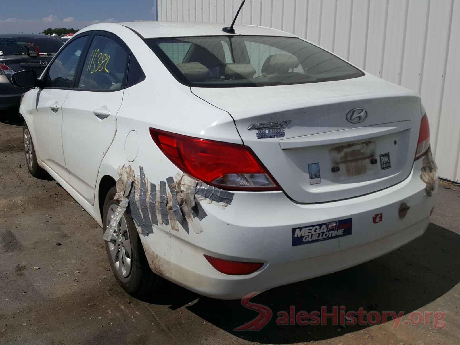 KMHCT4AE8GU043957 2016 HYUNDAI ACCENT