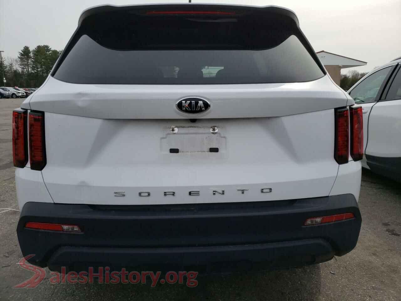2021 KIA SORENTO VIN 5XYRG4LC7MG043380, left side view