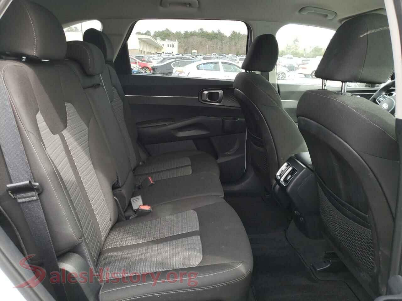 2021 KIA SORENTO VIN 5XYRG4LC7MG043380, VIN plate