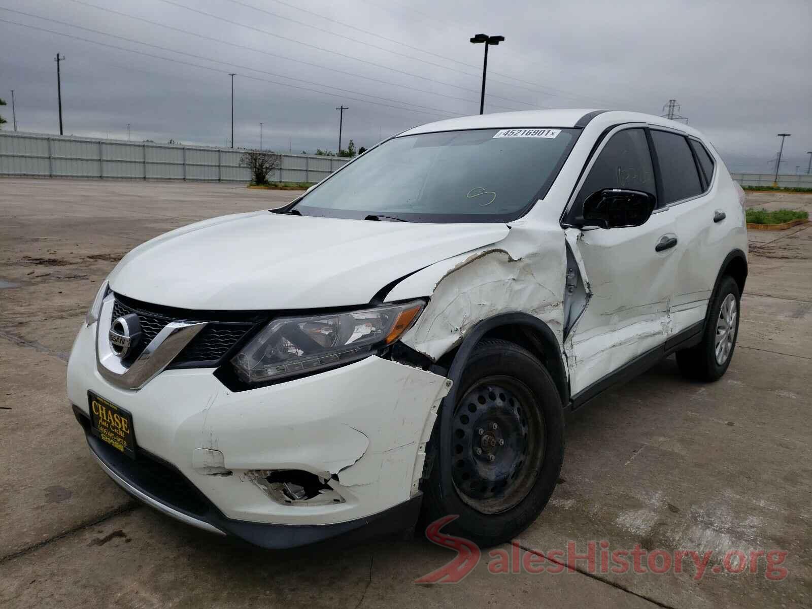 KNMAT2MT0GP671231 2016 NISSAN ROGUE