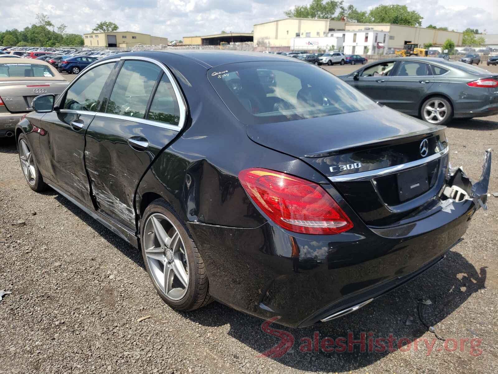 55SWF4KBXGU125161 2016 MERCEDES-BENZ C CLASS