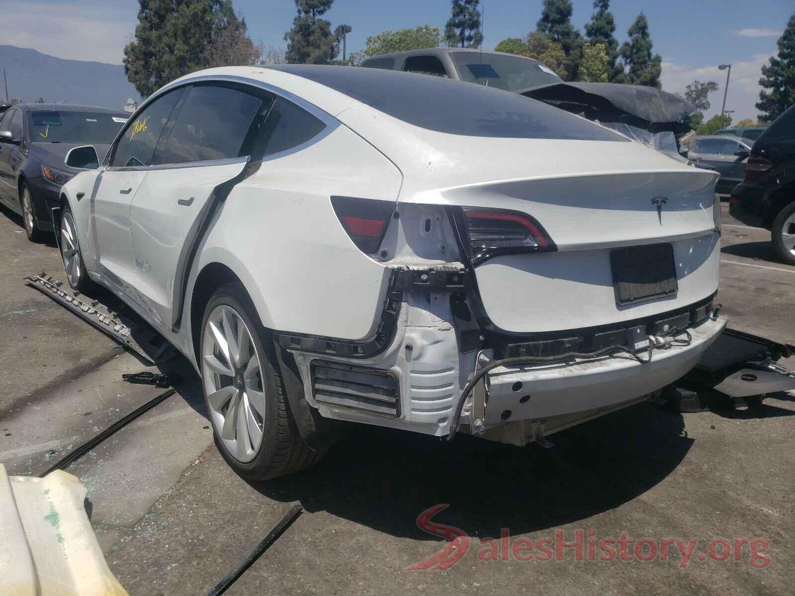 5YJ3E1EAXKF301515 2019 TESLA MODEL 3