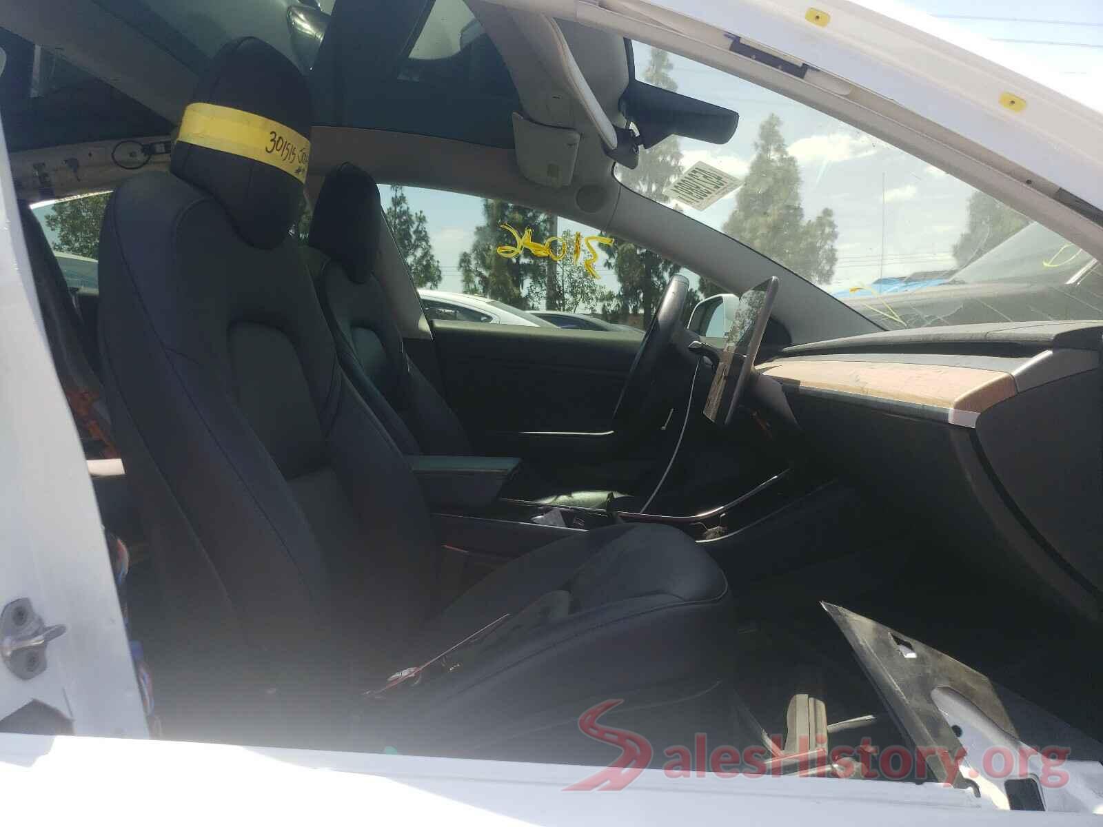 5YJ3E1EAXKF301515 2019 TESLA MODEL 3