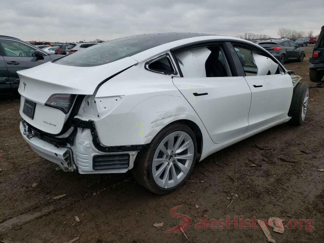 5YJ3E1EB2NF290927 2022 TESLA MODEL 3