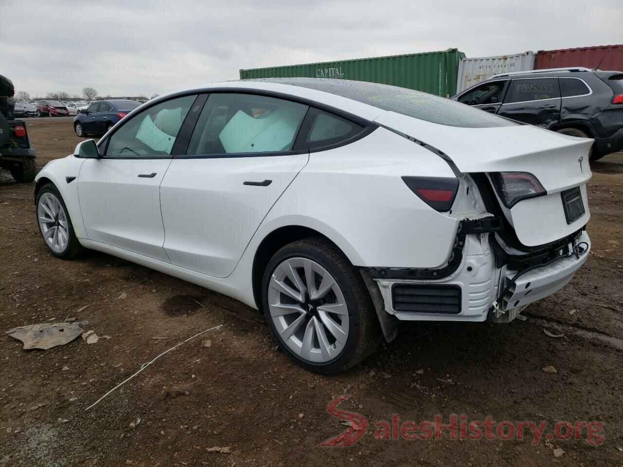 5YJ3E1EB2NF290927 2022 TESLA MODEL 3