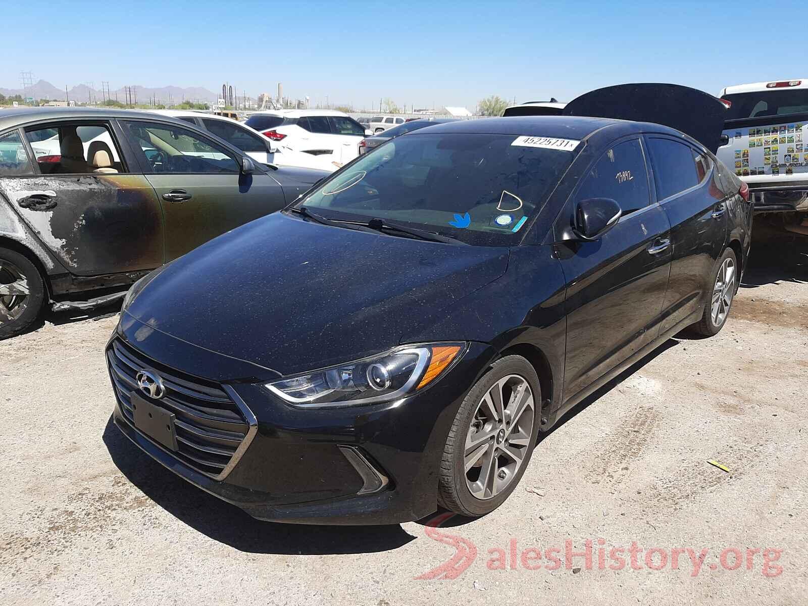 5NPD84LF6HH069405 2017 HYUNDAI ELANTRA