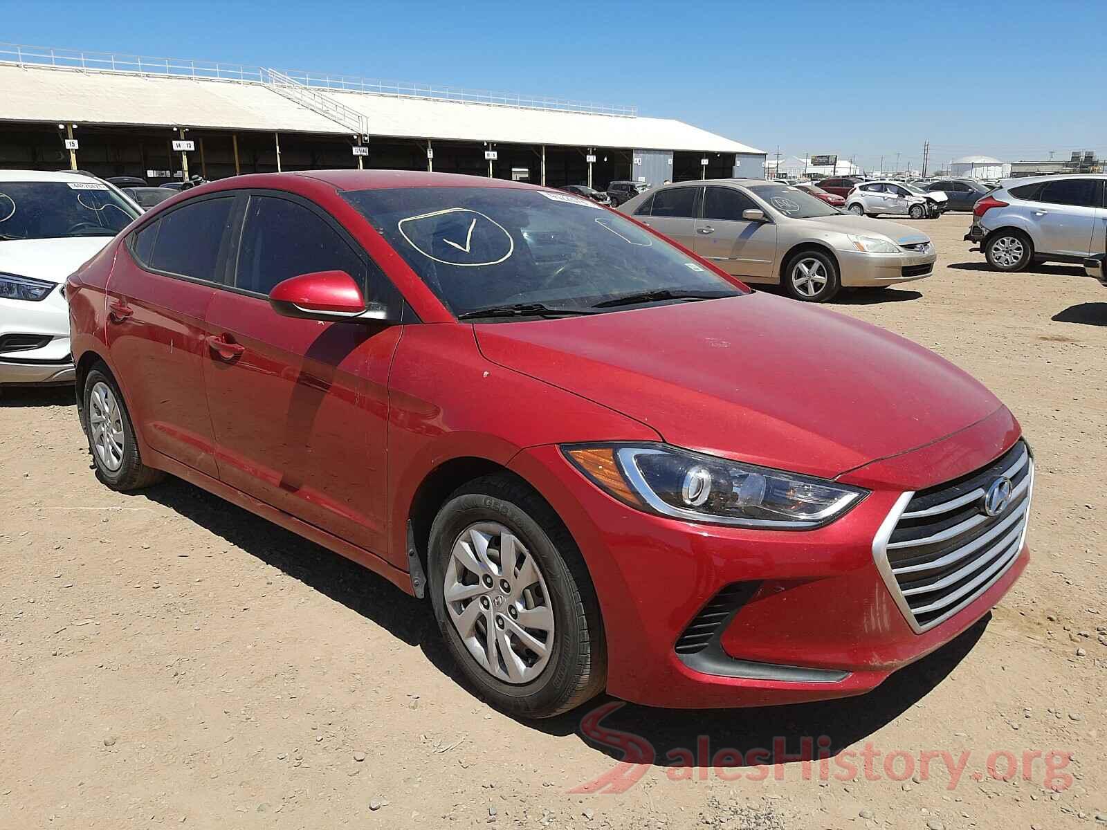 5NPD74LF3HH085550 2017 HYUNDAI ELANTRA