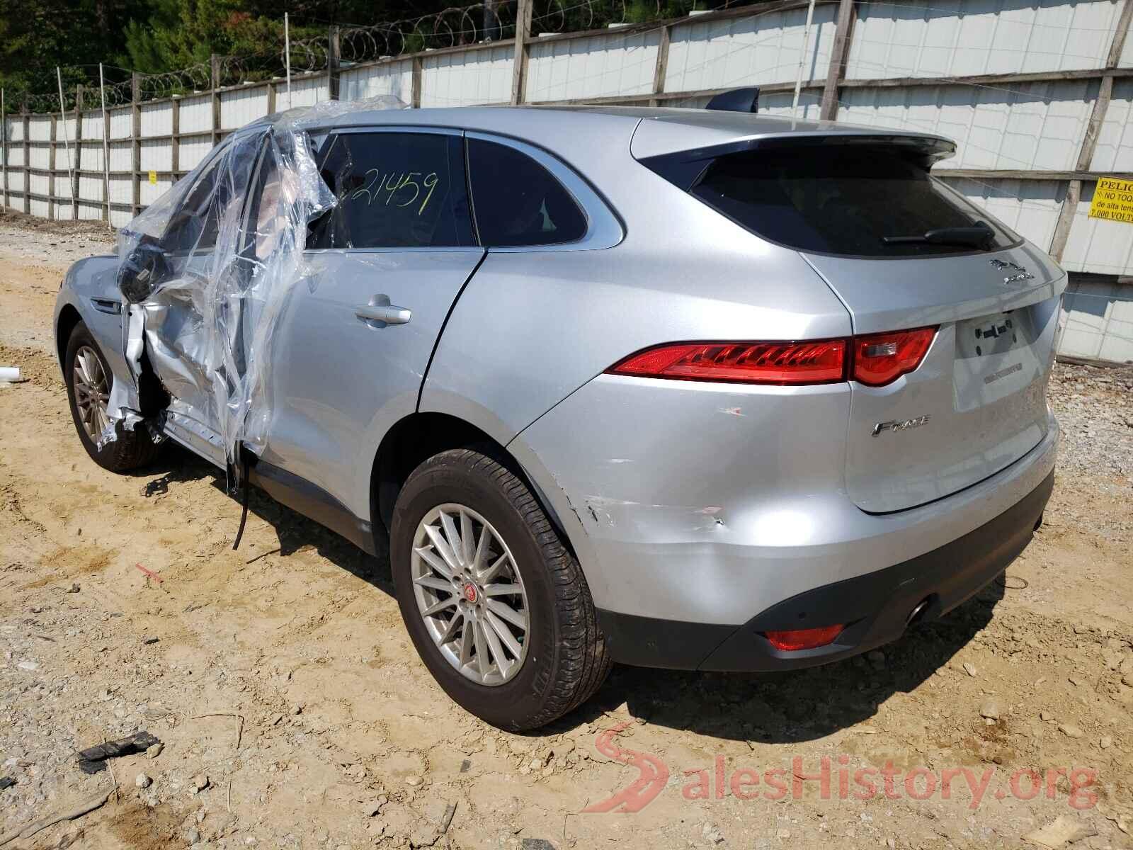 SADCS2FX8LA639530 2020 JAGUAR F-PACE