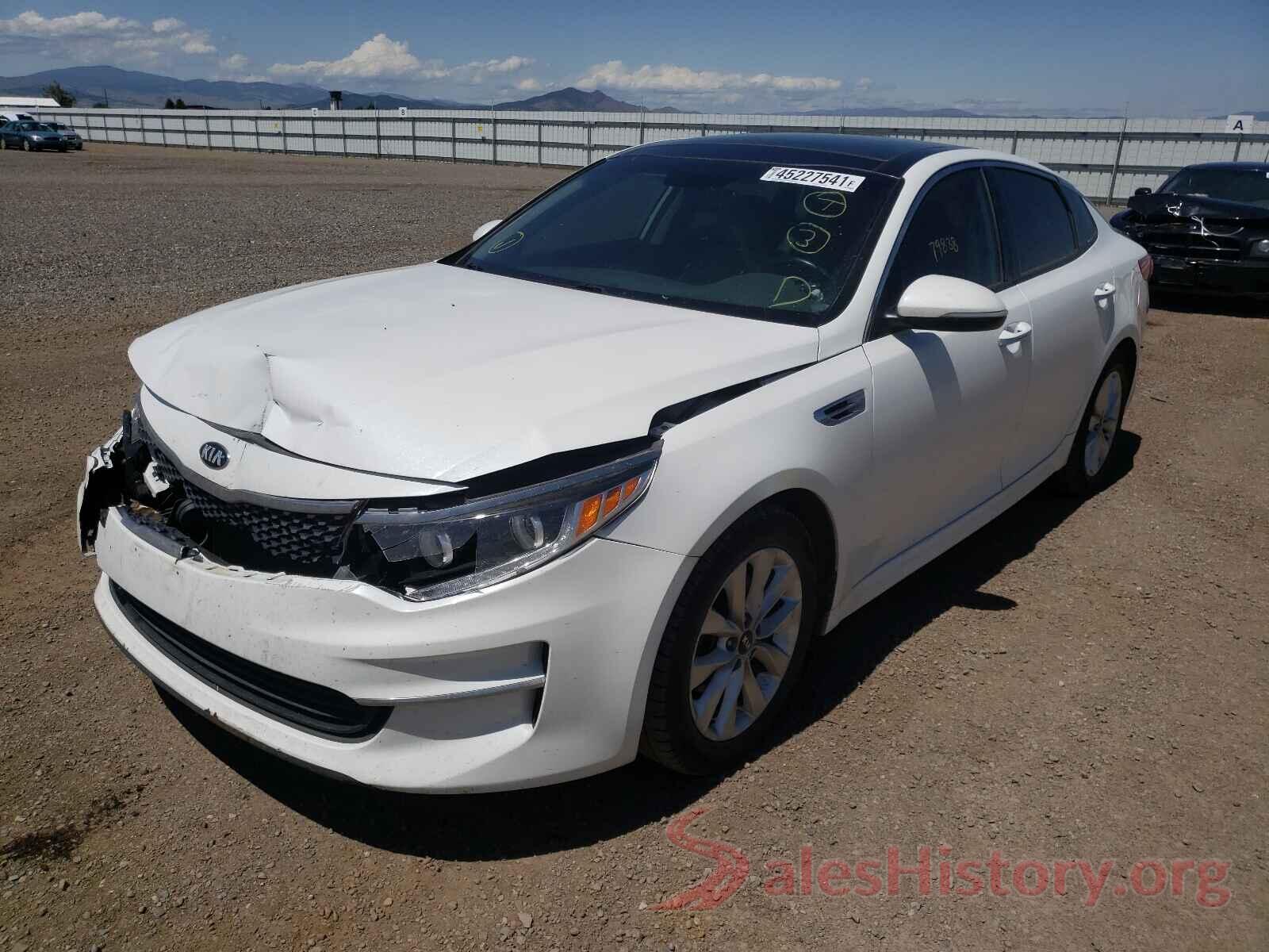 5XXGU4L34GG005811 2016 KIA OPTIMA