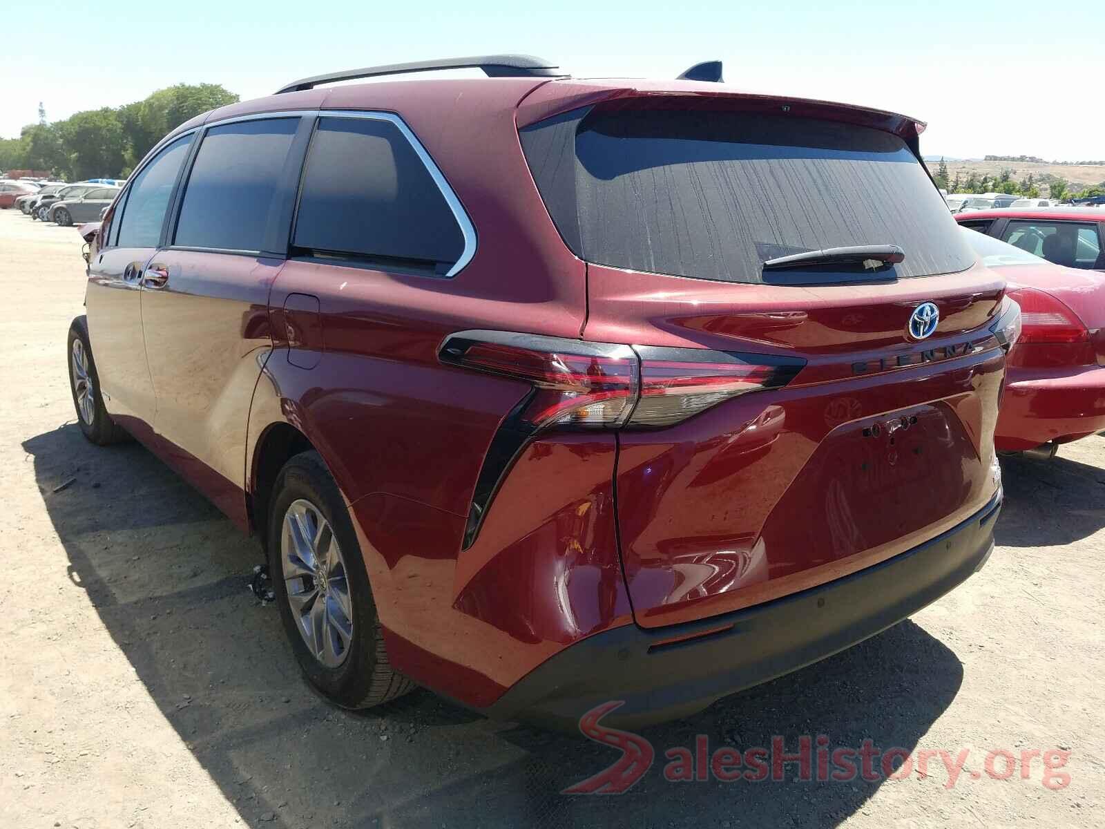 5TDJRKEC9MS007167 2021 TOYOTA SIENNA