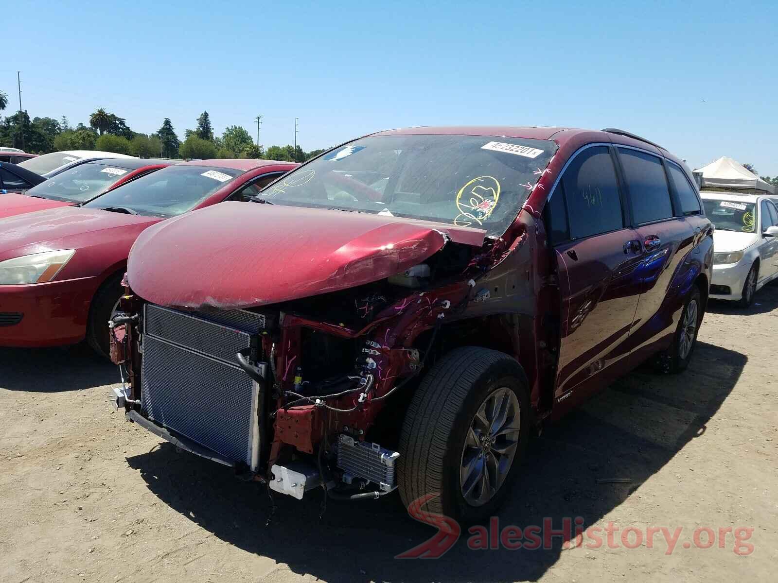 5TDJRKEC9MS007167 2021 TOYOTA SIENNA