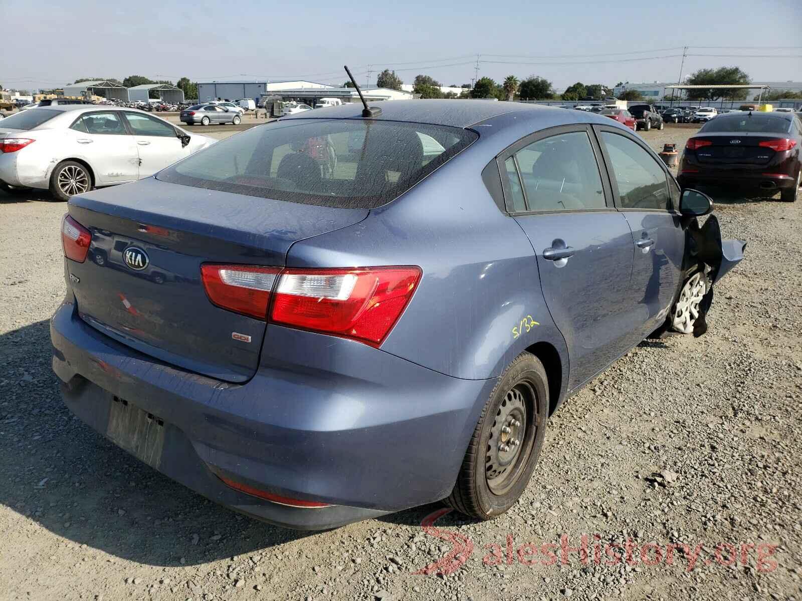 KNADM4A30G6576522 2016 KIA RIO