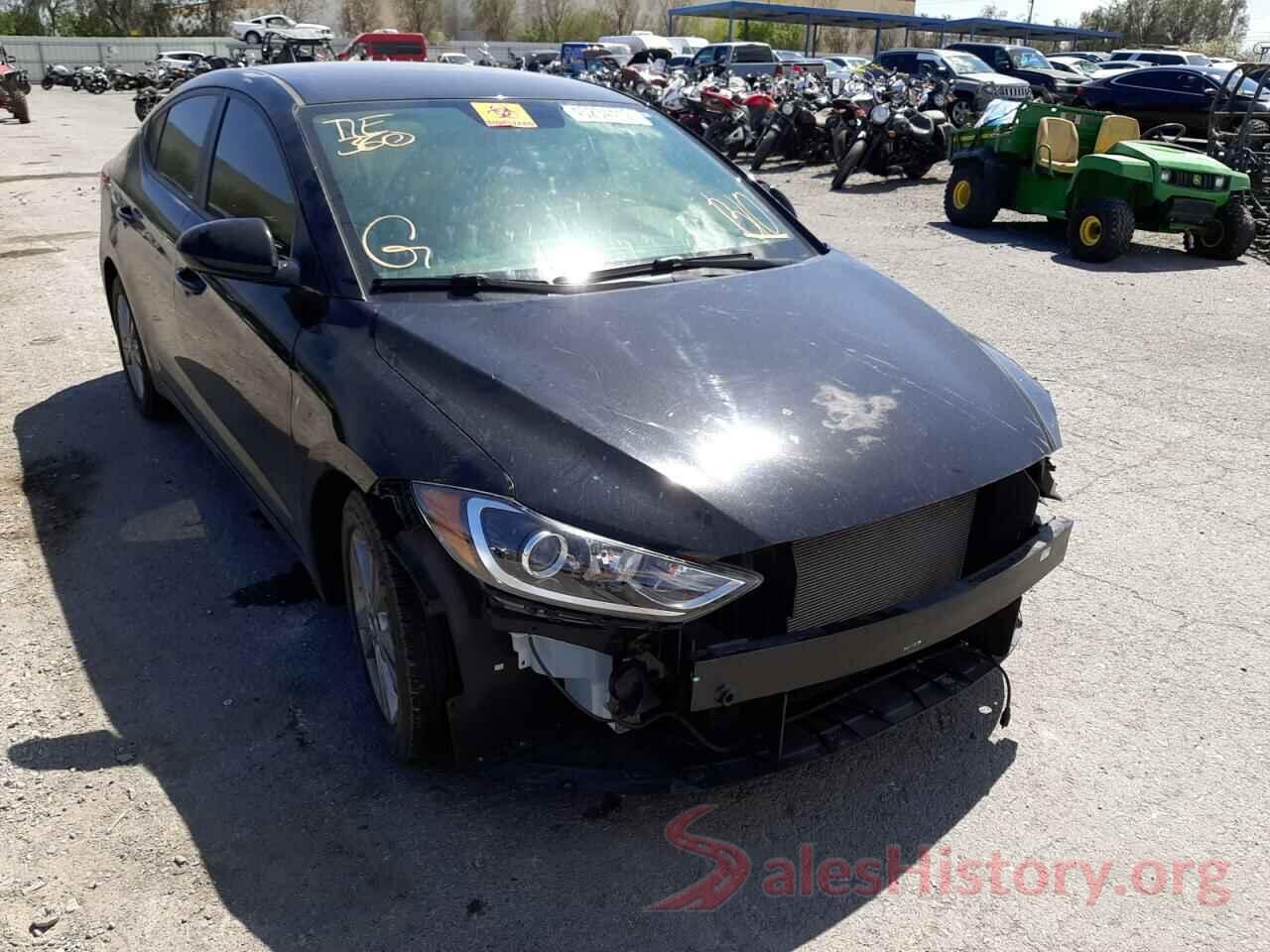 KMHD84LF9HU381221 2017 HYUNDAI ELANTRA