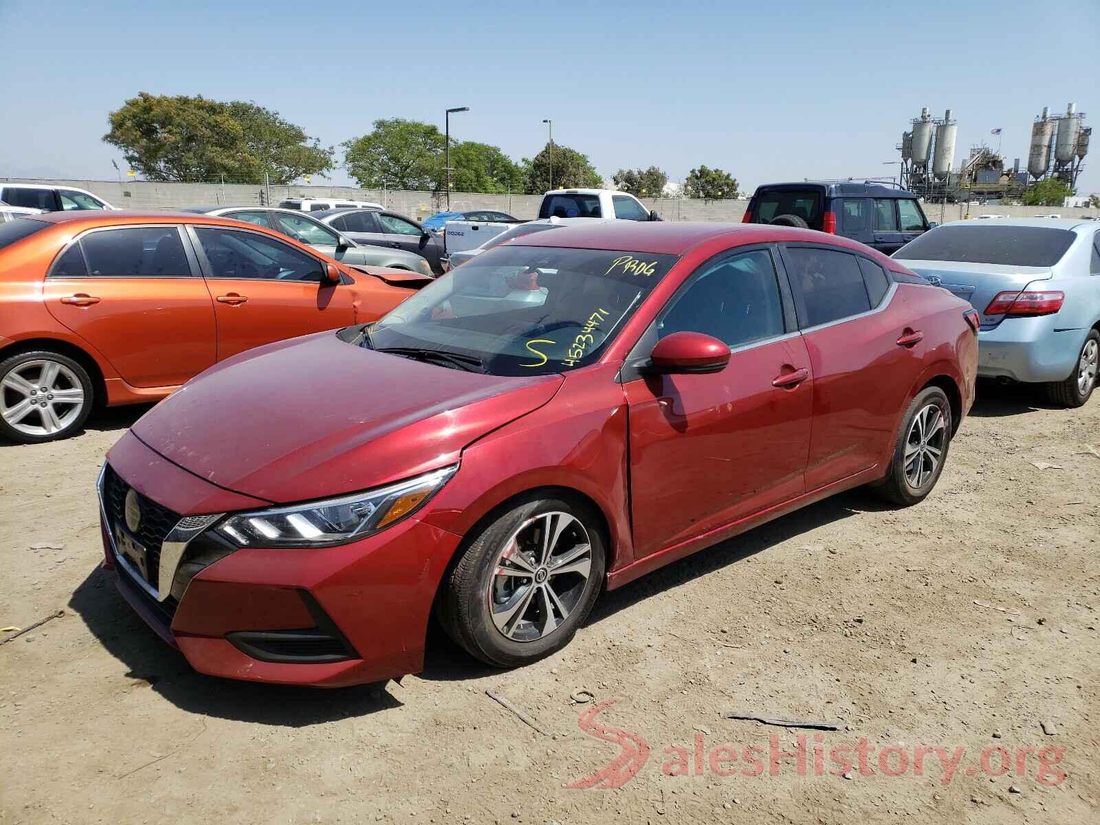 3N1AB8CV7LY210953 2020 NISSAN SENTRA