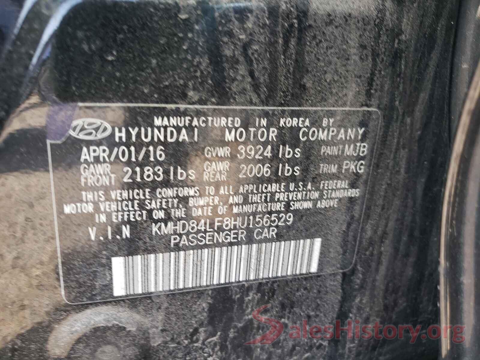 KMHD84LF8HU156529 2017 HYUNDAI ELANTRA