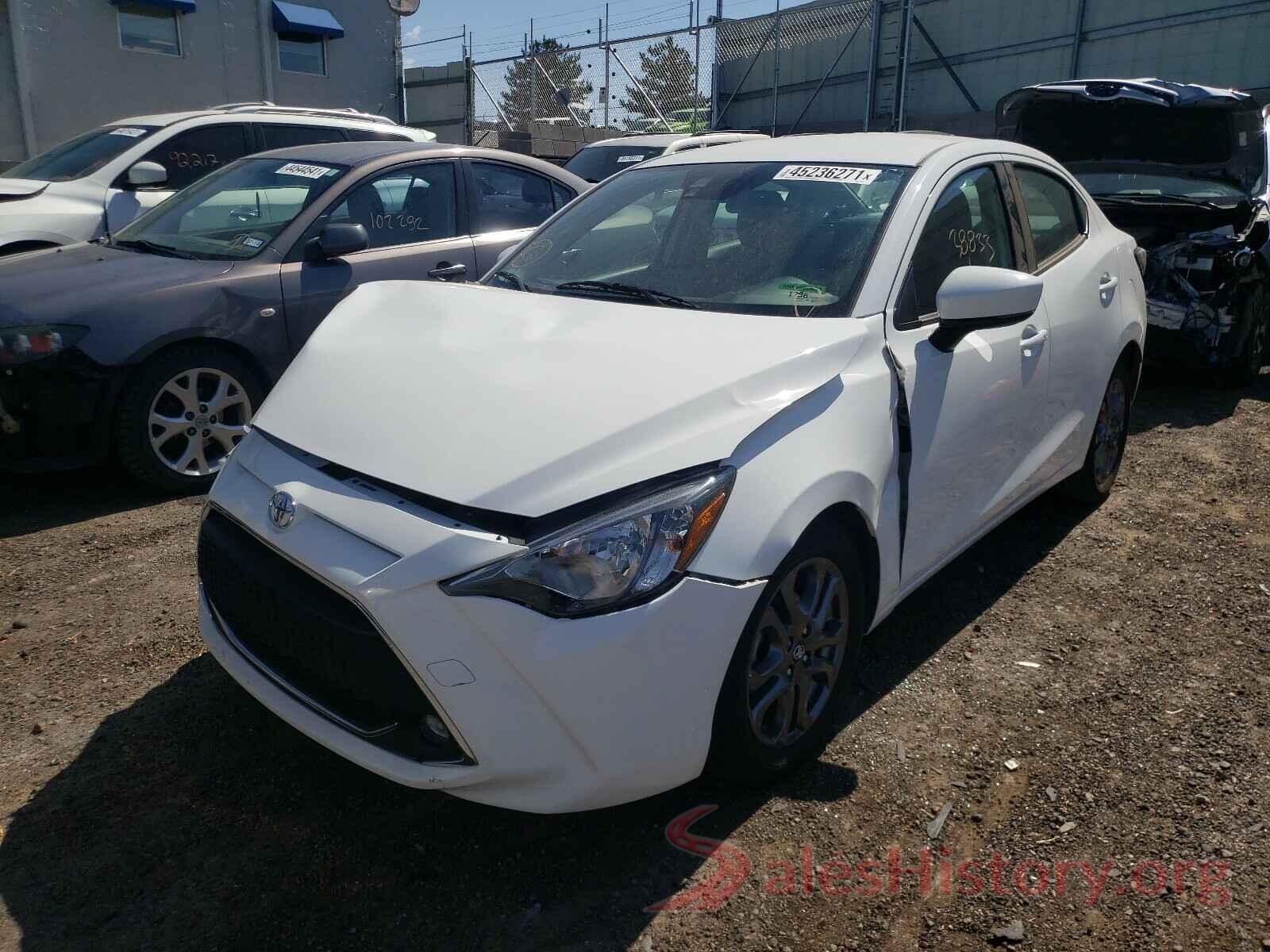 3MYDLBYV3LY705293 2020 TOYOTA YARIS