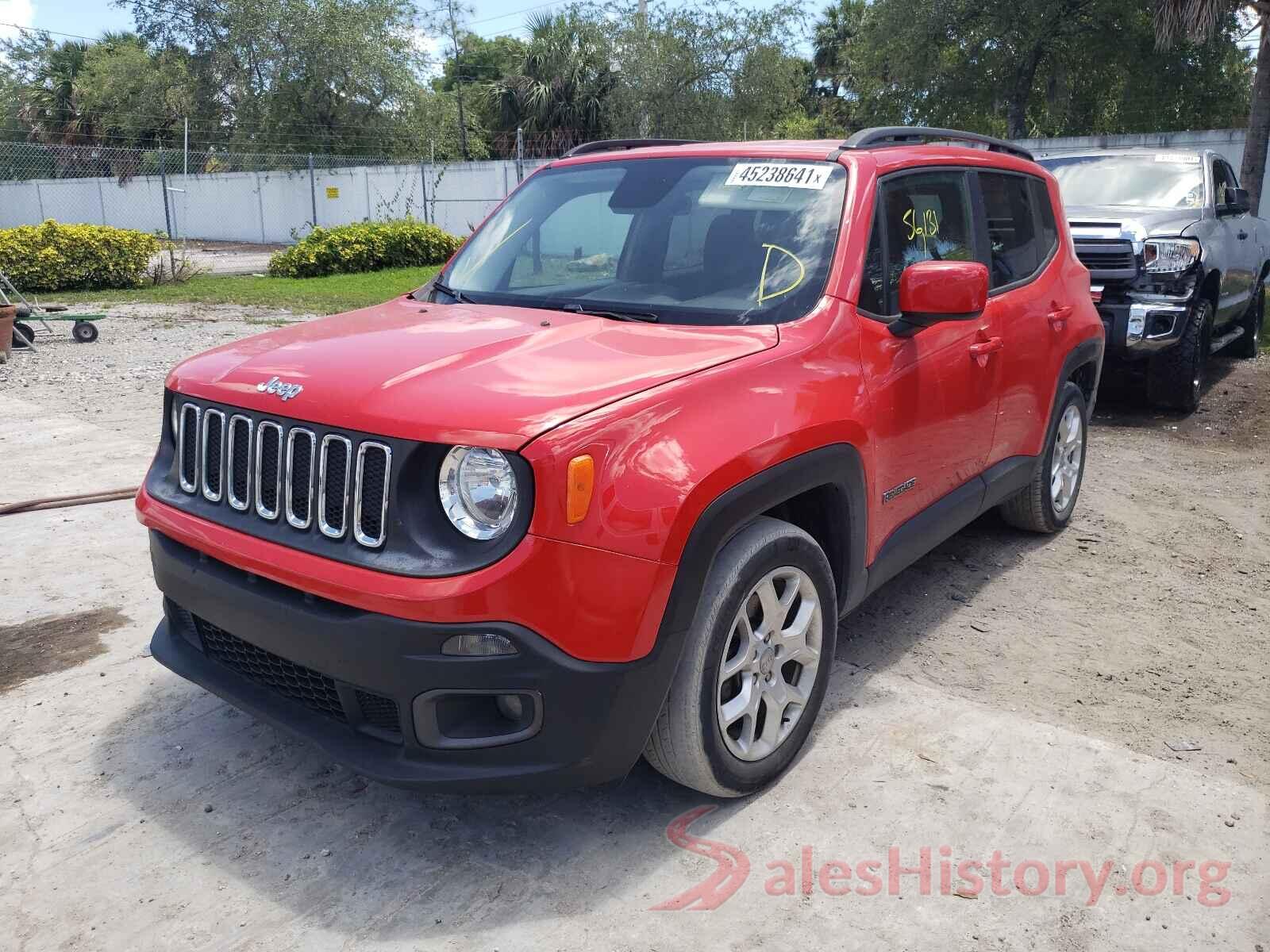 ZACCJABT3GPE12604 2016 JEEP RENEGADE