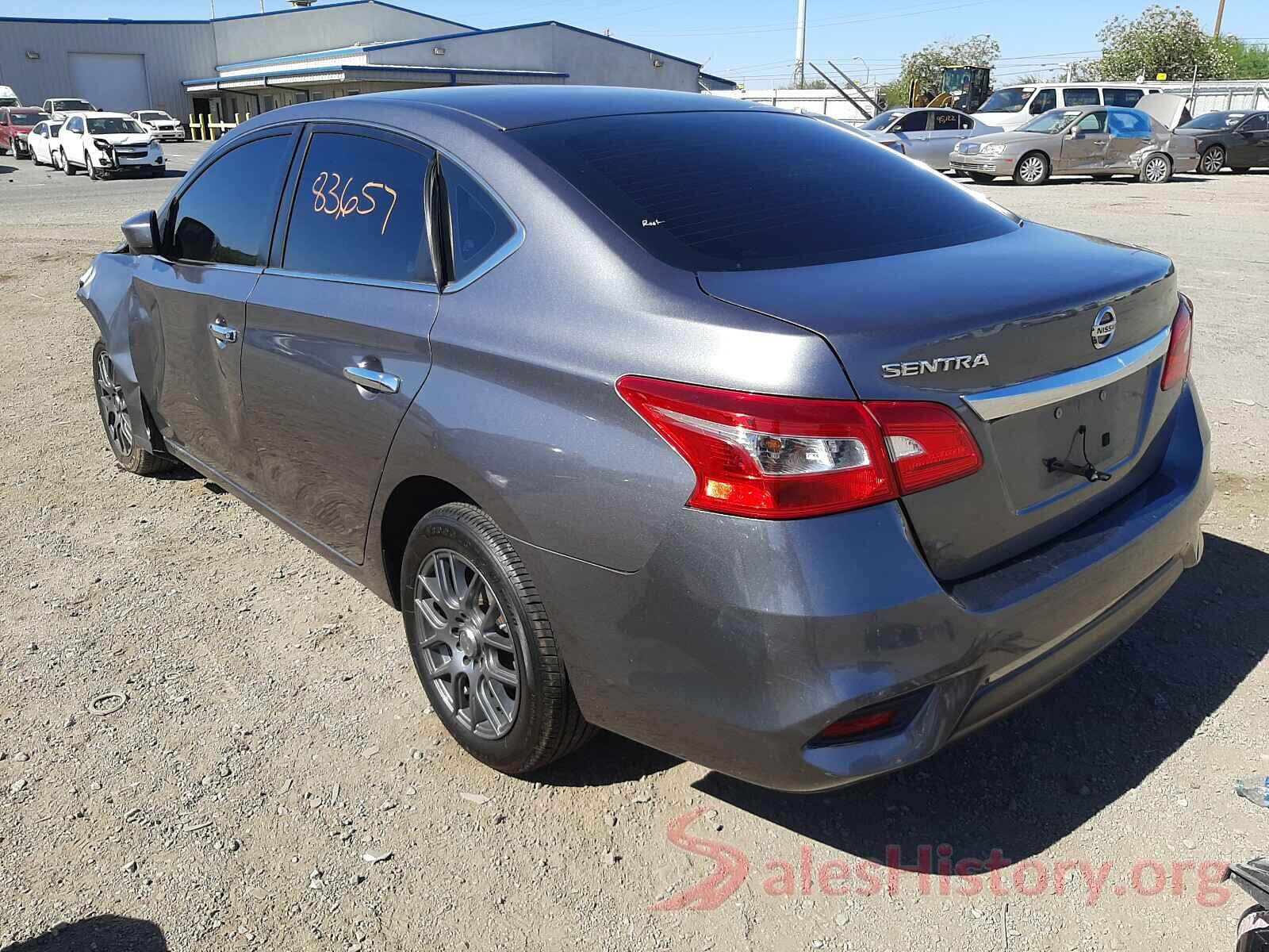 3N1AB7AP0GY290911 2016 NISSAN SENTRA