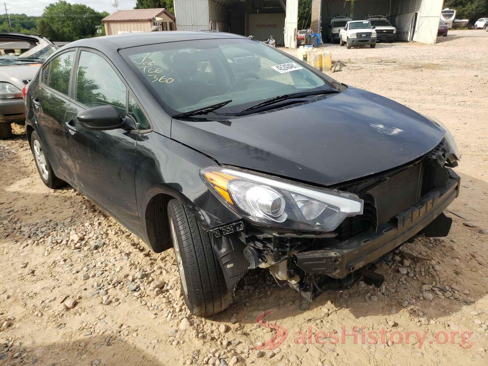 KNAFK4A61G5615259 2016 KIA FORTE