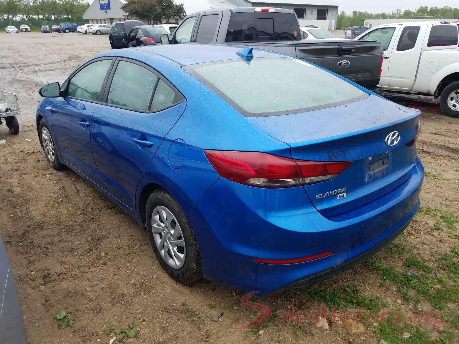 5NPD74LF5HH208992 2017 HYUNDAI ELANTRA