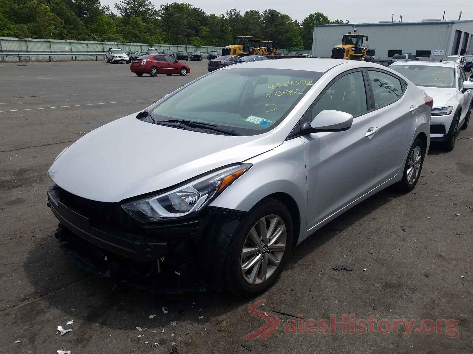 KMHDH4AE7GU575982 2016 HYUNDAI ELANTRA