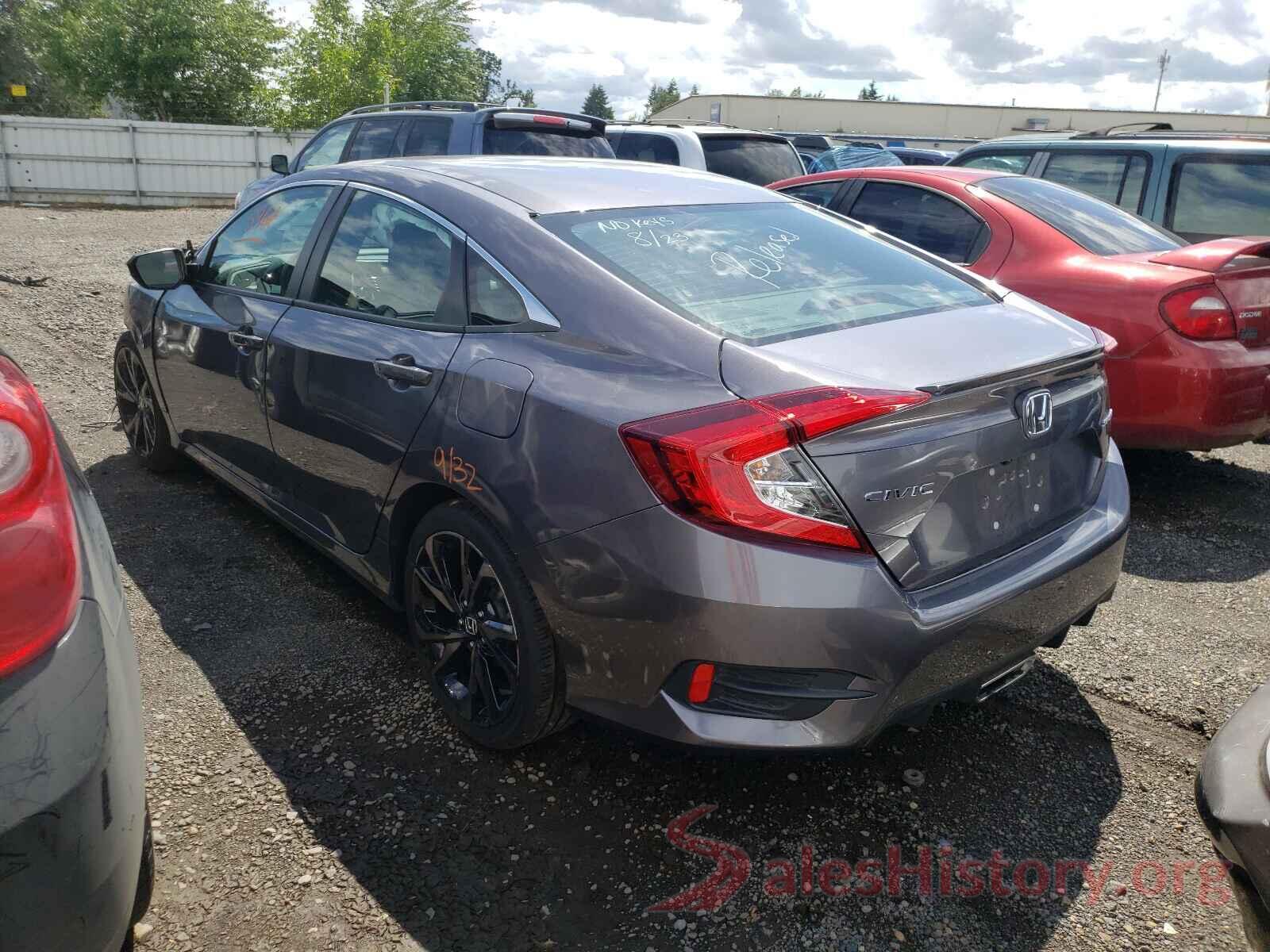 19XFC2F81LE209446 2020 HONDA CIVIC