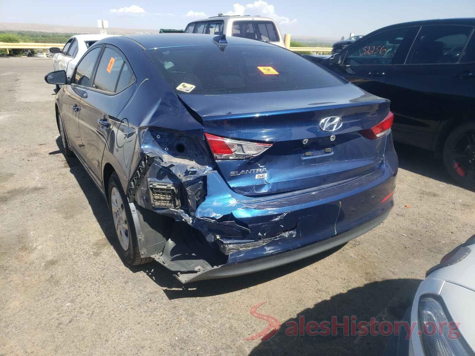 5NPD74LF3HH192100 2017 HYUNDAI ELANTRA