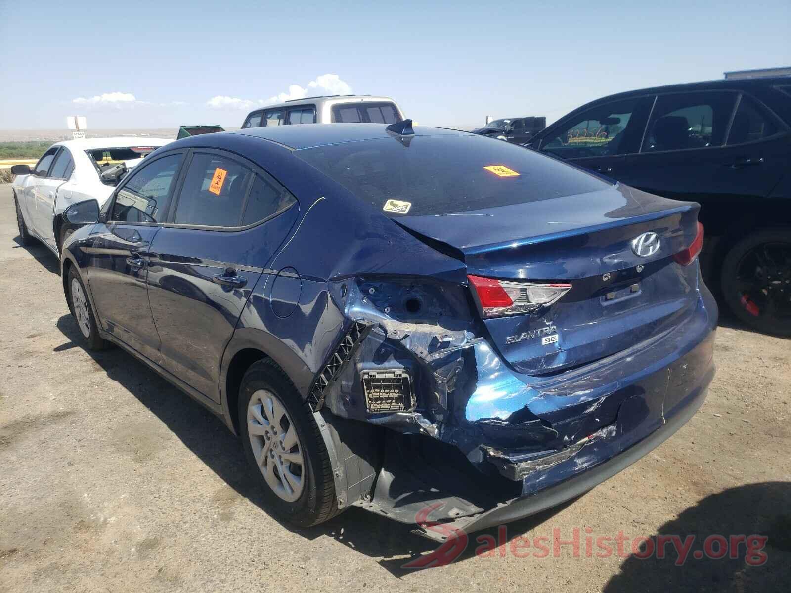 5NPD74LF3HH192100 2017 HYUNDAI ELANTRA