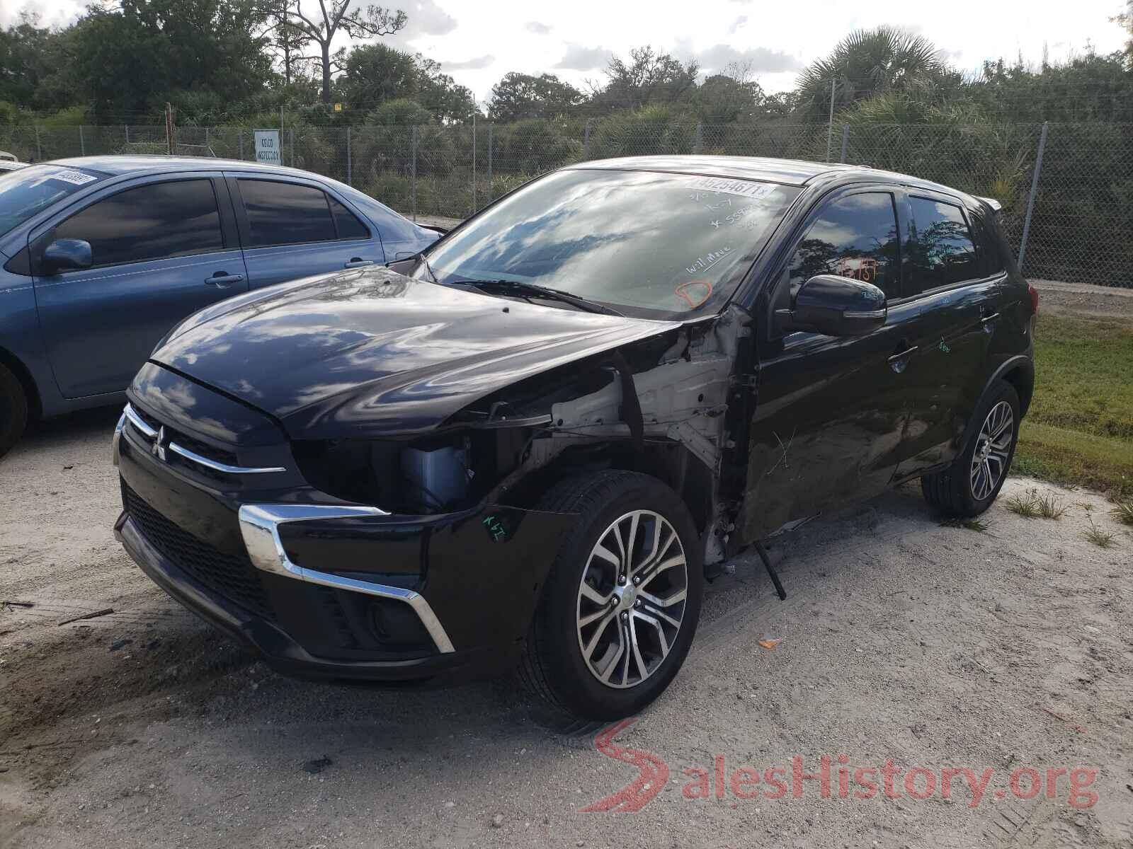 JA4AP3AU0KU001738 2019 MITSUBISHI OUTLANDER