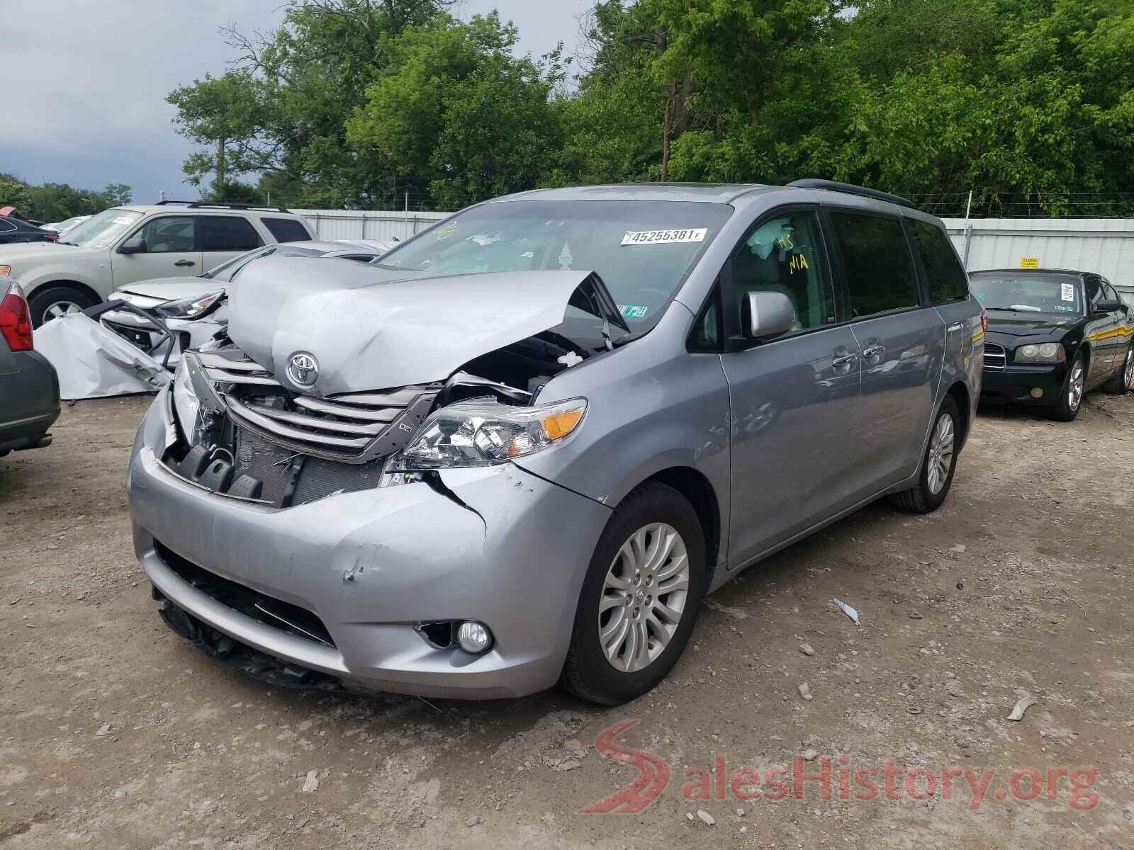 5TDYZ3DC2HS780770 2017 TOYOTA SIENNA