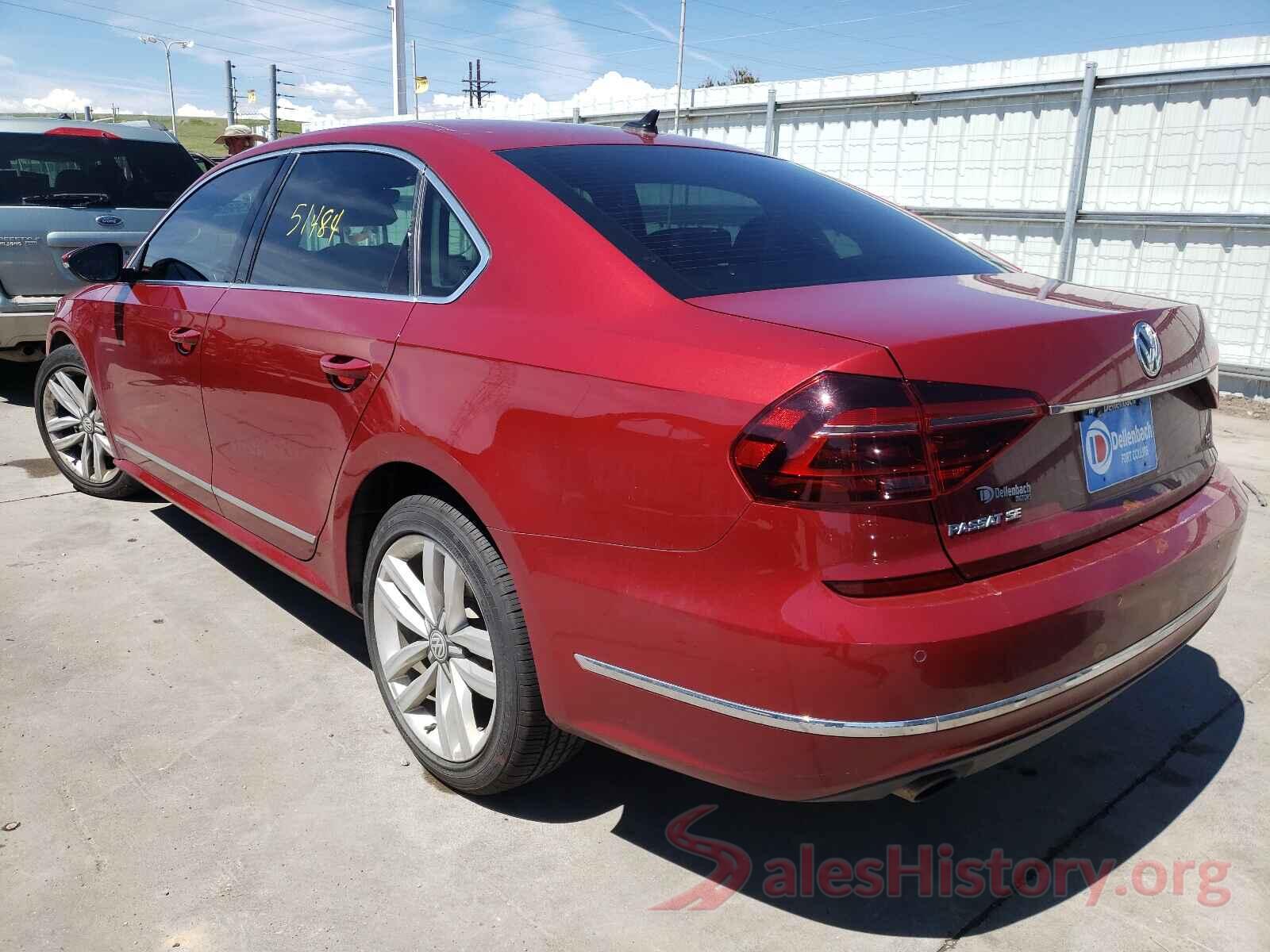 1VWGT7A30HC054607 2017 VOLKSWAGEN PASSAT