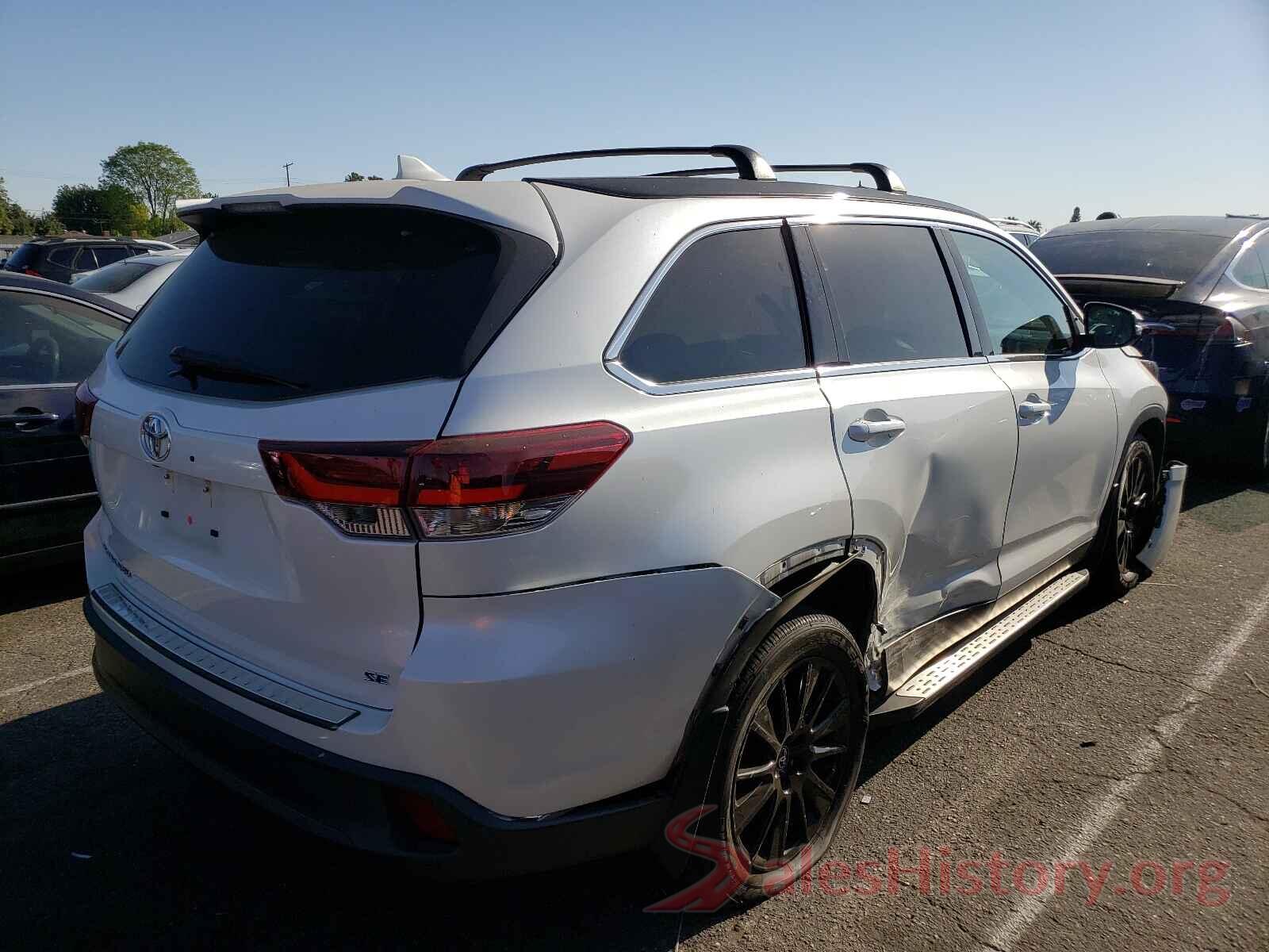 5TDKZRFH7KS302661 2019 TOYOTA HIGHLANDER