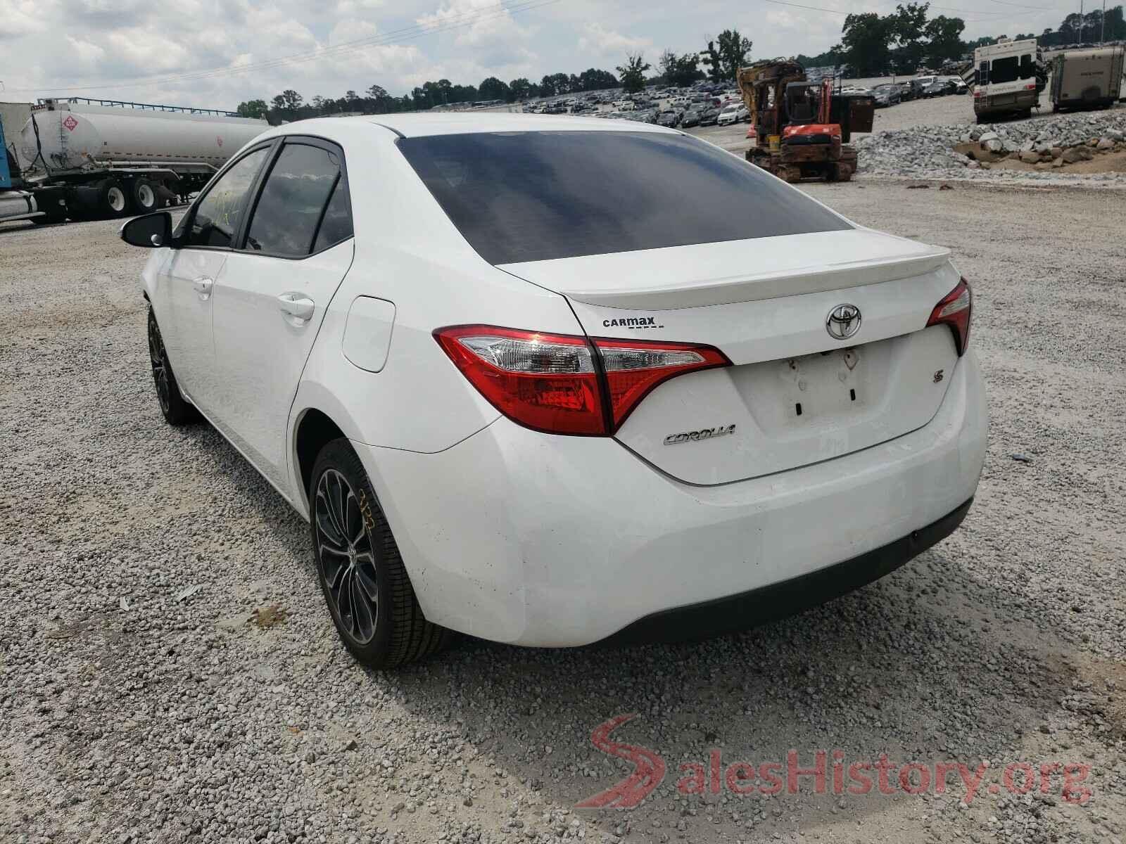 2T1BURHEXGC743427 2016 TOYOTA COROLLA