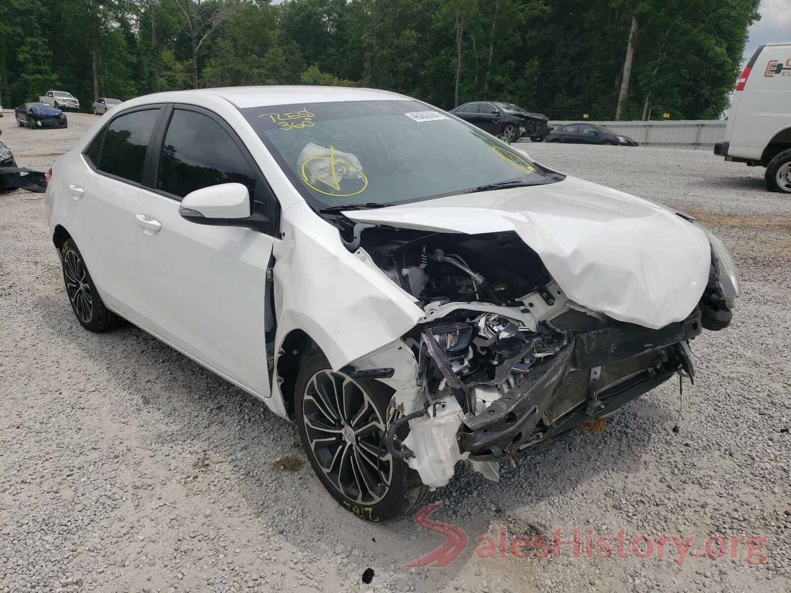 2T1BURHEXGC743427 2016 TOYOTA COROLLA