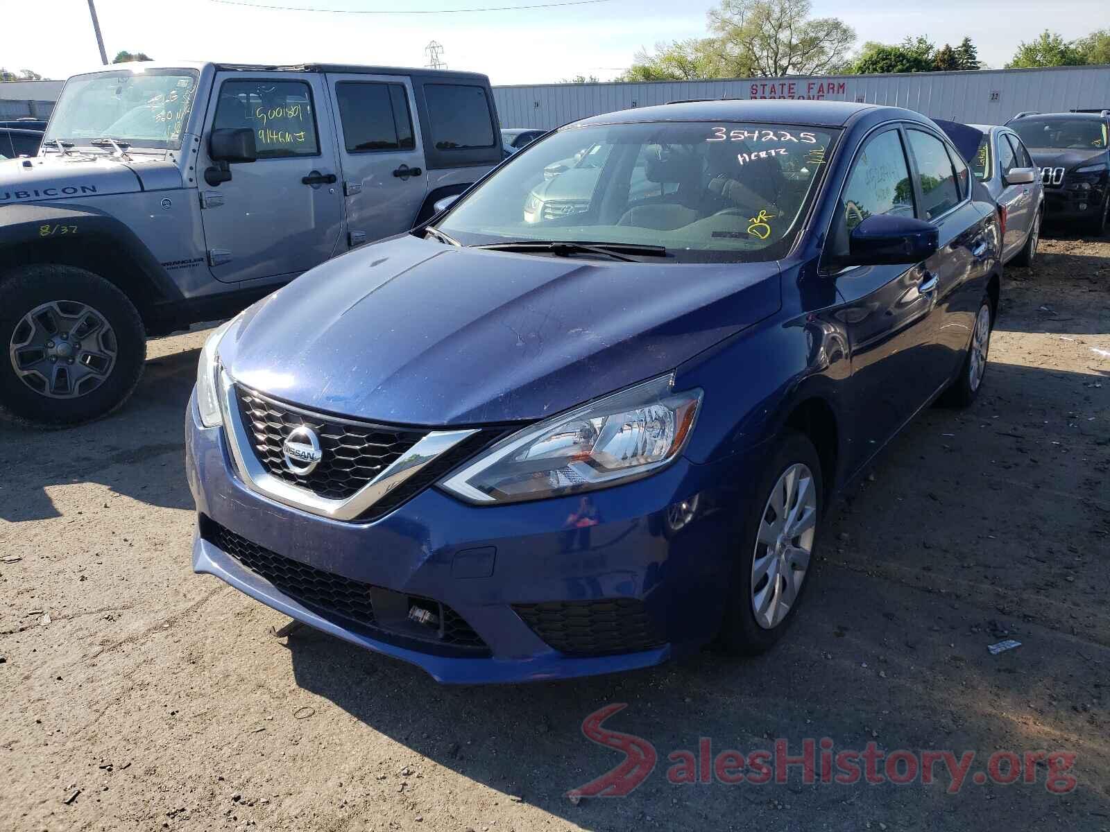 3N1AB7AP7KY354225 2019 NISSAN SENTRA